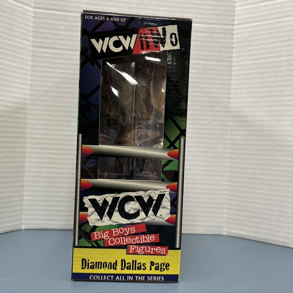 NIB 1998 WCW BIG BOYS COLLECTIBLE DIAMOND DALLAS PAGE HAND PAINTED BOBBLEHEAD - Picture 4 of 6